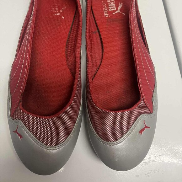 Puma Speedcat ballet sneakers size 7 red and silver Scuderia Ferrari edition - Picture 1 of 6